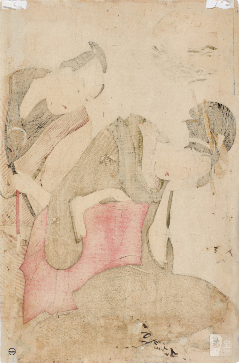 Kitagawa Utamaro (1754-1806) | Maternal Love of Sankatsu and Hanshichi (Sankatsu Hanshichi no bosetsu) | Edo period, late 18th century - 图2